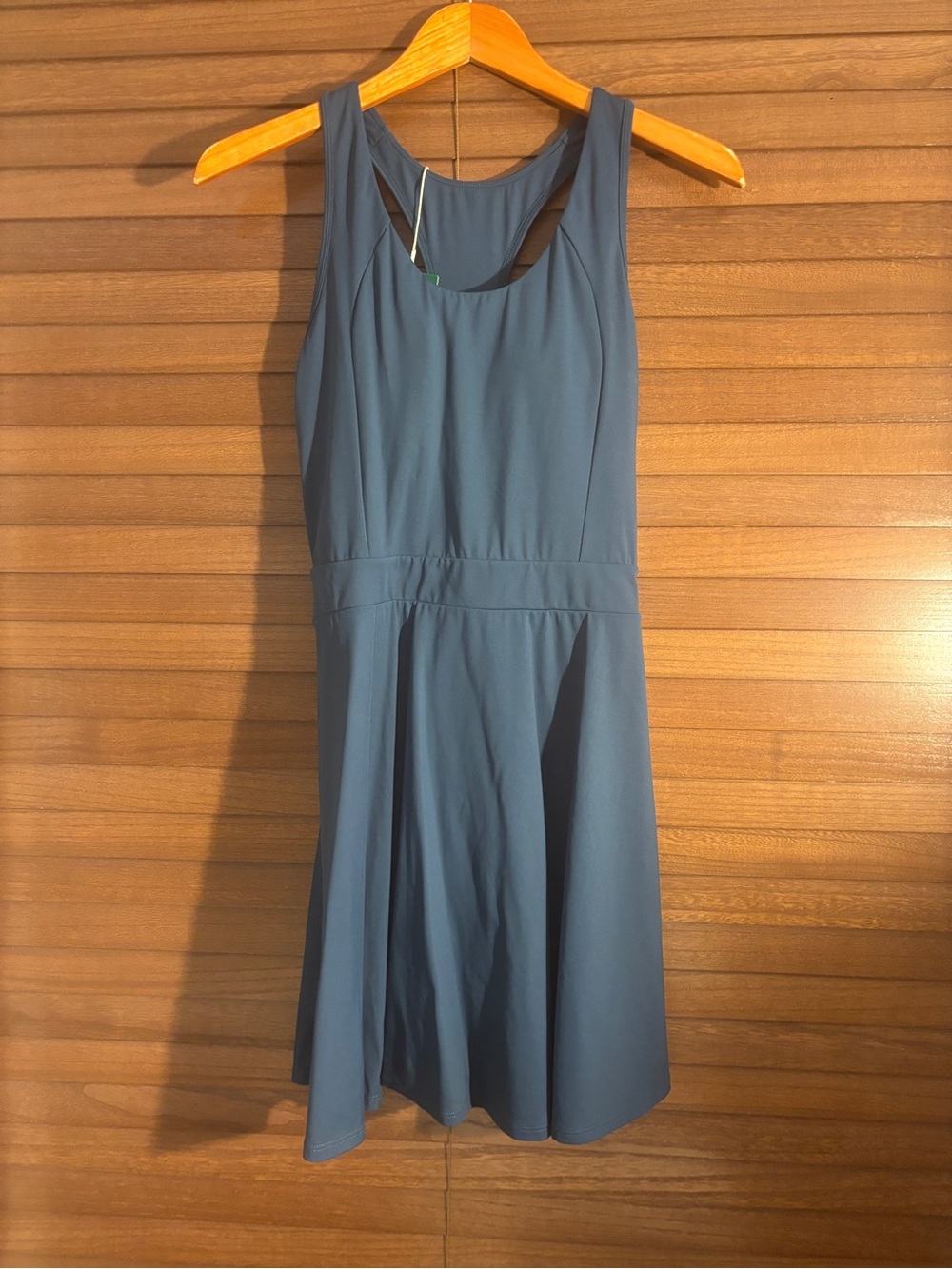 NWT HALARA Sleeveless Activewear Dress in Slate Blue